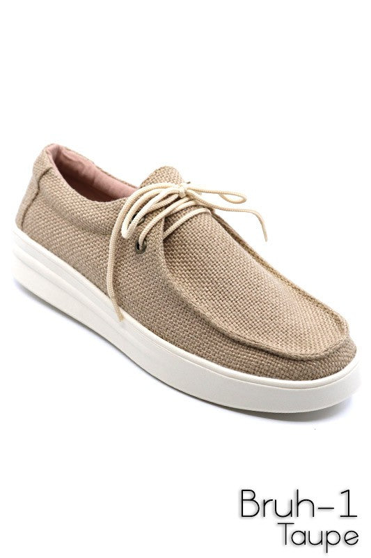 TEEK - Bruh One Moccasin Sneakers Womens SHOES TEEK FG Natural Canvas 6 