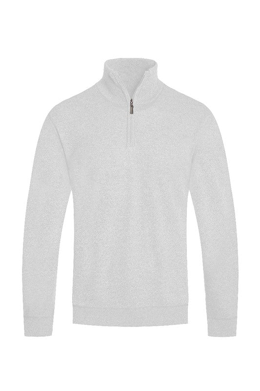 TEEK - Mens Knit Quarter Zip Sweater SWEATER TEEK FG WHITE 2XL 