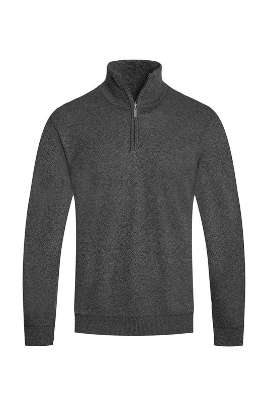 TEEK - Mens Knit Quarter Zip Sweater SWEATER TEEK FG CHARCOAL 2XL 