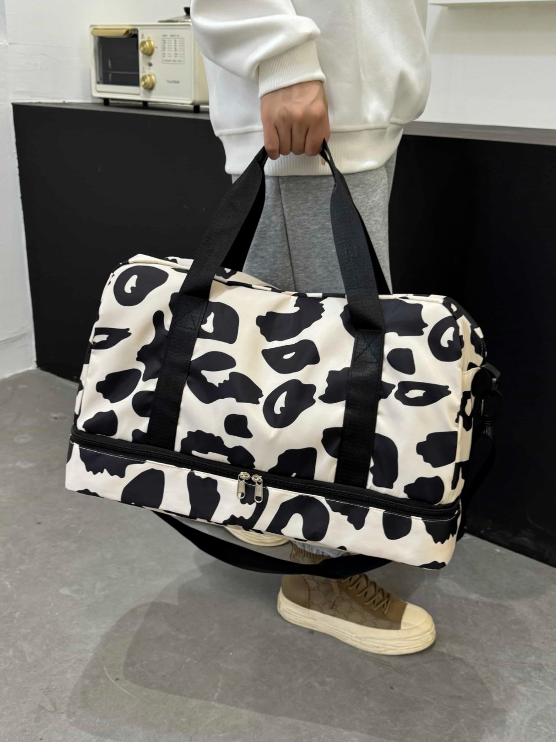 Oxford Cloth Leopard Travel Bag TEEK Trend