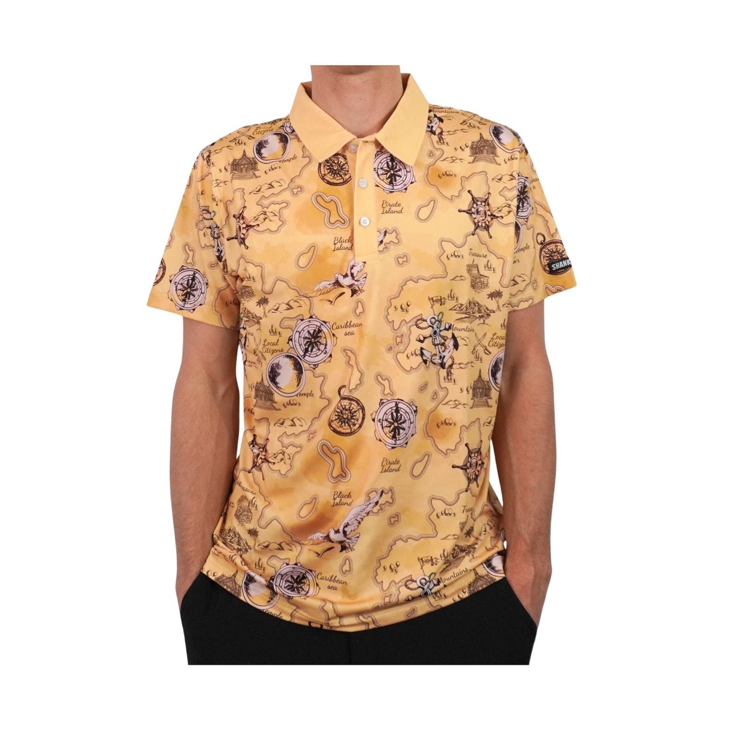 TEEK - Pirate Map Polo TOPS TEEK SIG