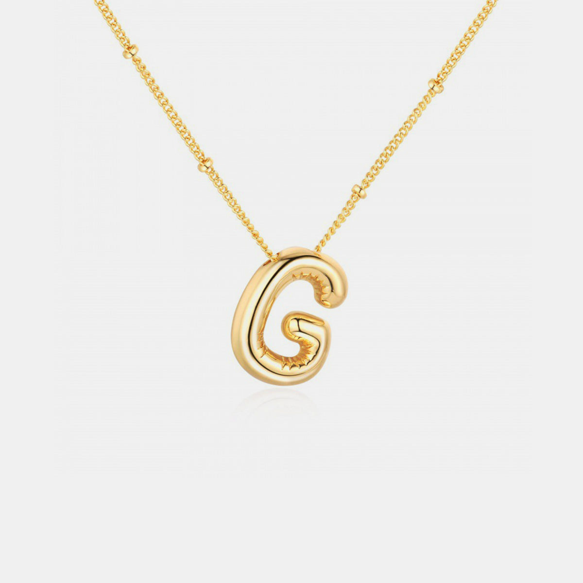 TEEK - A-J Gold-Plated Letter Necklace JEWELRY TEEK Trend Style G  