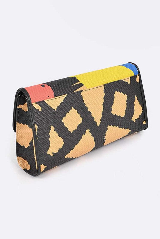 TEEK - Artsy Printed Wristlet Clutch BAG TEEK FG   