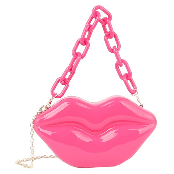 TEEK - Hard Case Lips Clutch Bag BAG TEEK FG   
