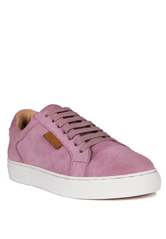 TEEK - ASHFORD FINE SUEDE HANDCRAFTED SNEAKERS SHOES TEEK FG Pink 5 