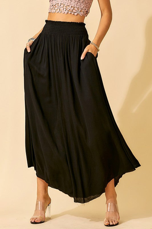 TEEK - Pocketed Timeless Skirt SKIRT TEEK FG BLACK L 