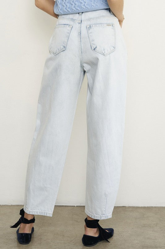 TEEK - Light Washed High Rise Balloon Slouch Jeans JEANS TEEK FG   