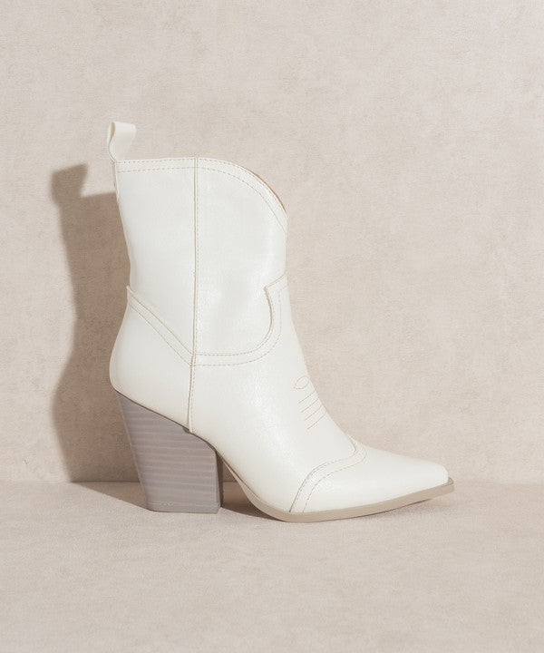 TEEK - Ariella - Western Short Boots SHOES TEEK FG WHITE 8.5 
