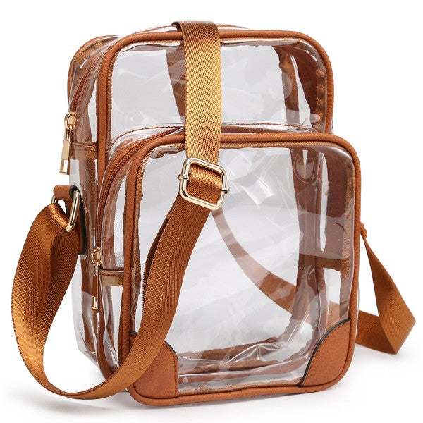 TEEK - See Thru Multi Compartment Crossbody Bag BAG TEEK FG   