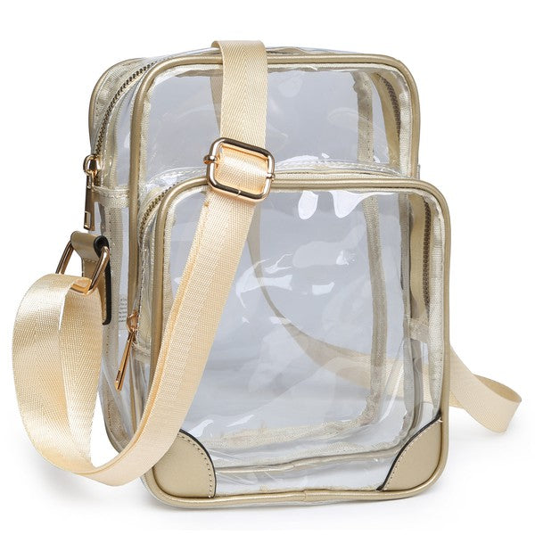 TEEK - See Thru Multi Compartment Crossbody Bag BAG TEEK FG   