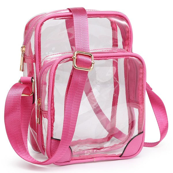 TEEK - See Thru Multi Compartment Crossbody Bag BAG TEEK FG   