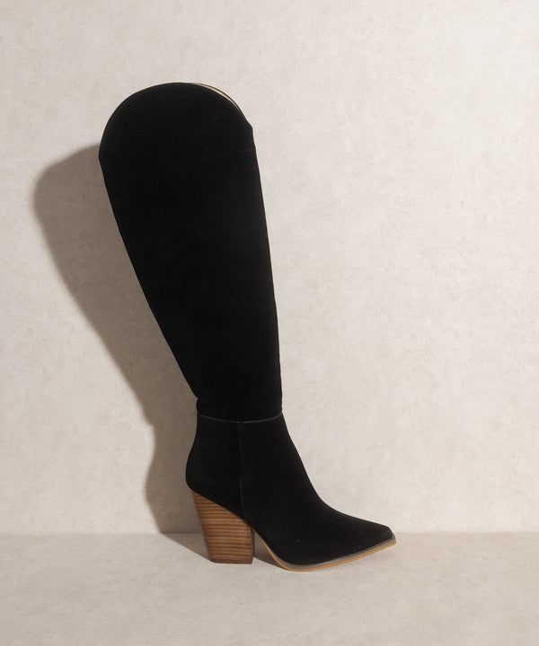 TEEK - Clara - Knee-High Western Boots SHOES TEEK FG BLACK 6 
