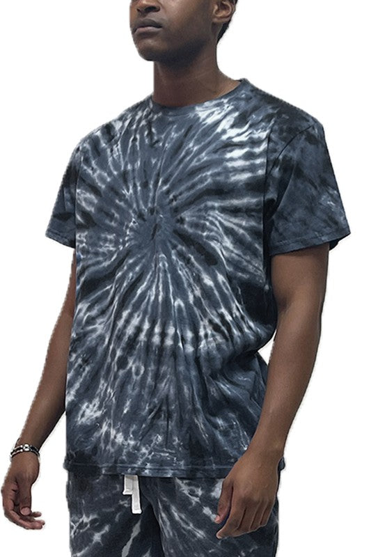 TEEK - Tie & Dye Premium Cotton T-shirts TOPS TEEK FG BLACK S 