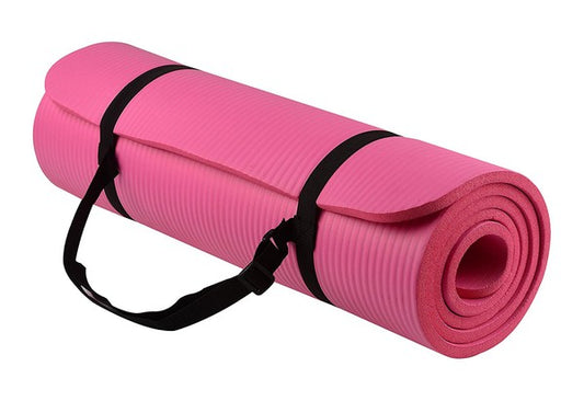 TEEK - Thick Pink Yoga & Pilates Exercise Mat EXERCISE EQUIPMENT TEEK FG   