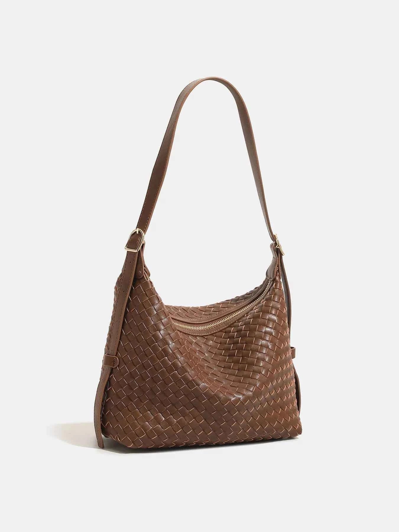 TEEK - Woven PU Leather Shoulder Bag BAG TEEK Trend