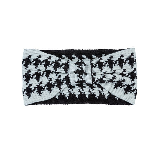 TEEK - HOUNDSTOOTH BOW HEADBAND HEADBAND TEEK FG WTMT  