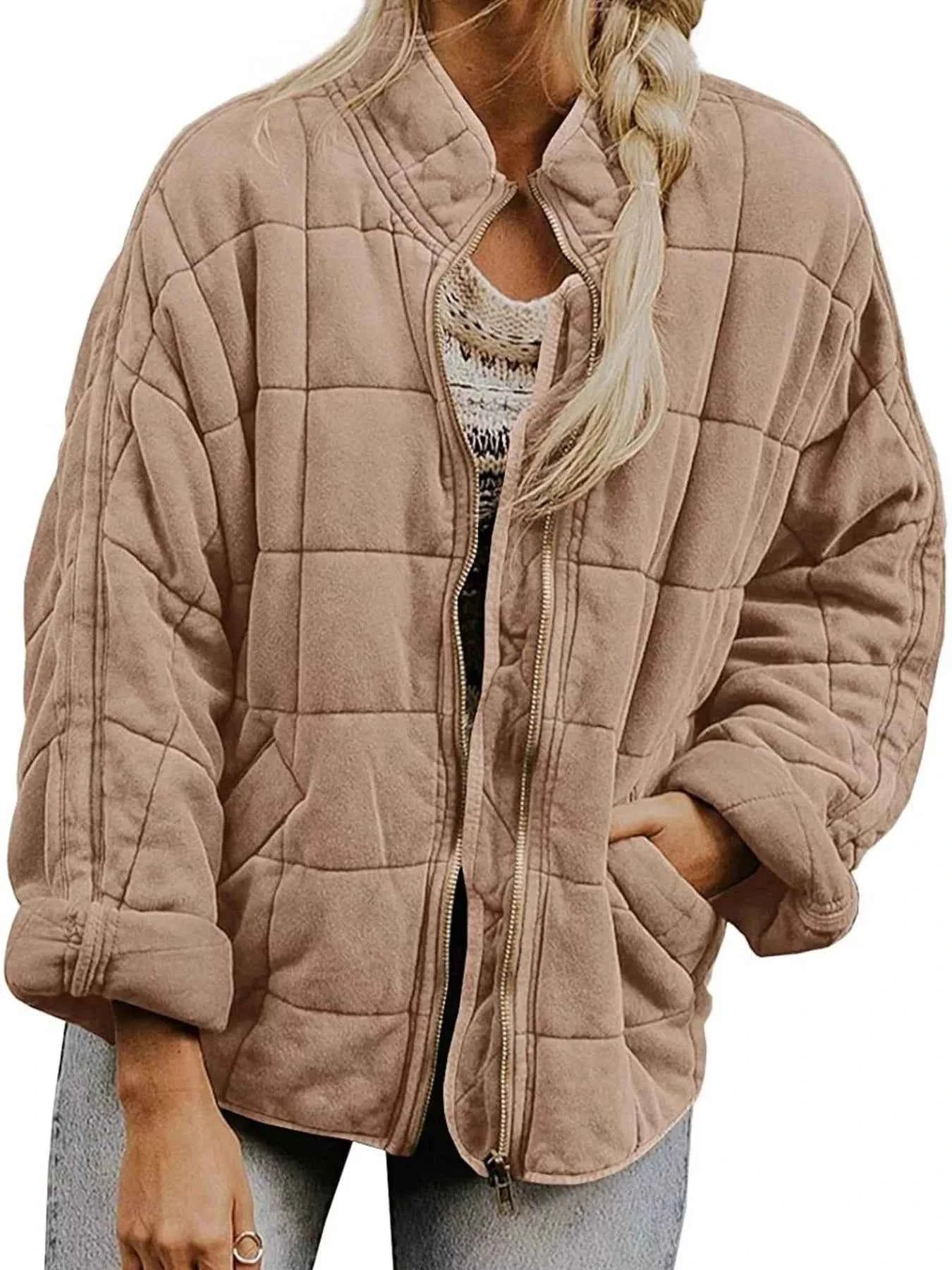 TEEK - Quilted Zip Up Outerwear JACKET TEEK Trend Shallow Card S