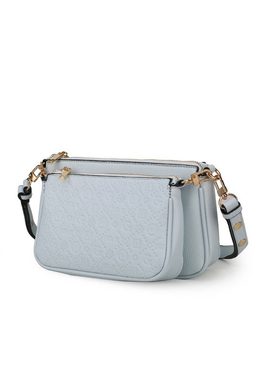 TEEK - MKF Dayla Shoulder Handbag Crossover BAG TEEK FG Lt Blue  