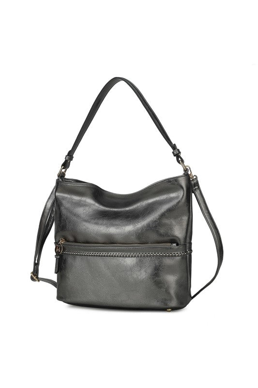 TEEK - MKF Sierra Shoulder Handbag Crossover BAG TEEK FG Pewter  