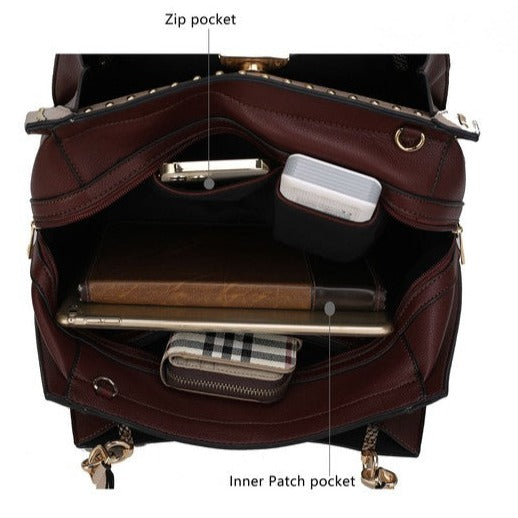 TEEK - MKF Aubrey Satchel Handbag CrossoveR BAG TEEK FG   