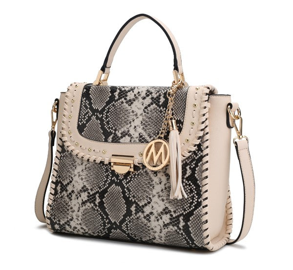 TEEK - MKF Collection Lilli Satchel Handbag BAG TEEK FG Beige  