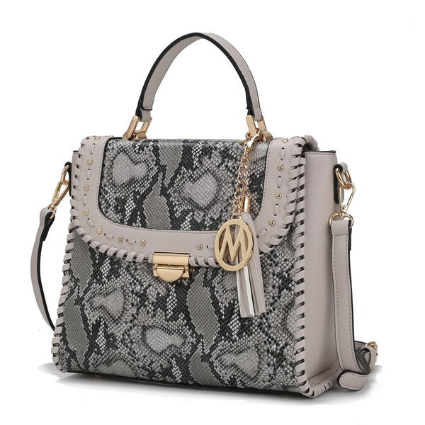 TEEK - MKF Collection Lilli Satchel Handbag BAG TEEK FG Light Gray  