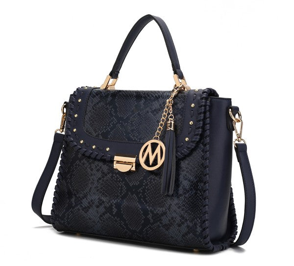 TEEK - MKF Collection Lilli Satchel Handbag BAG TEEK FG Navy  