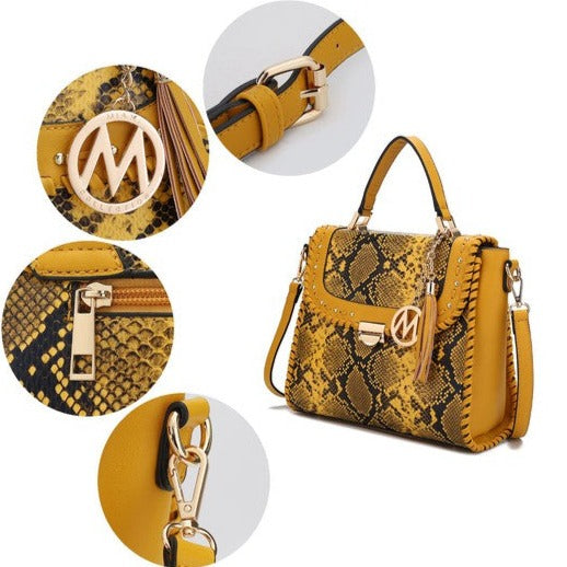 TEEK - MKF Collection Lilli Satchel Handbag BAG TEEK FG   