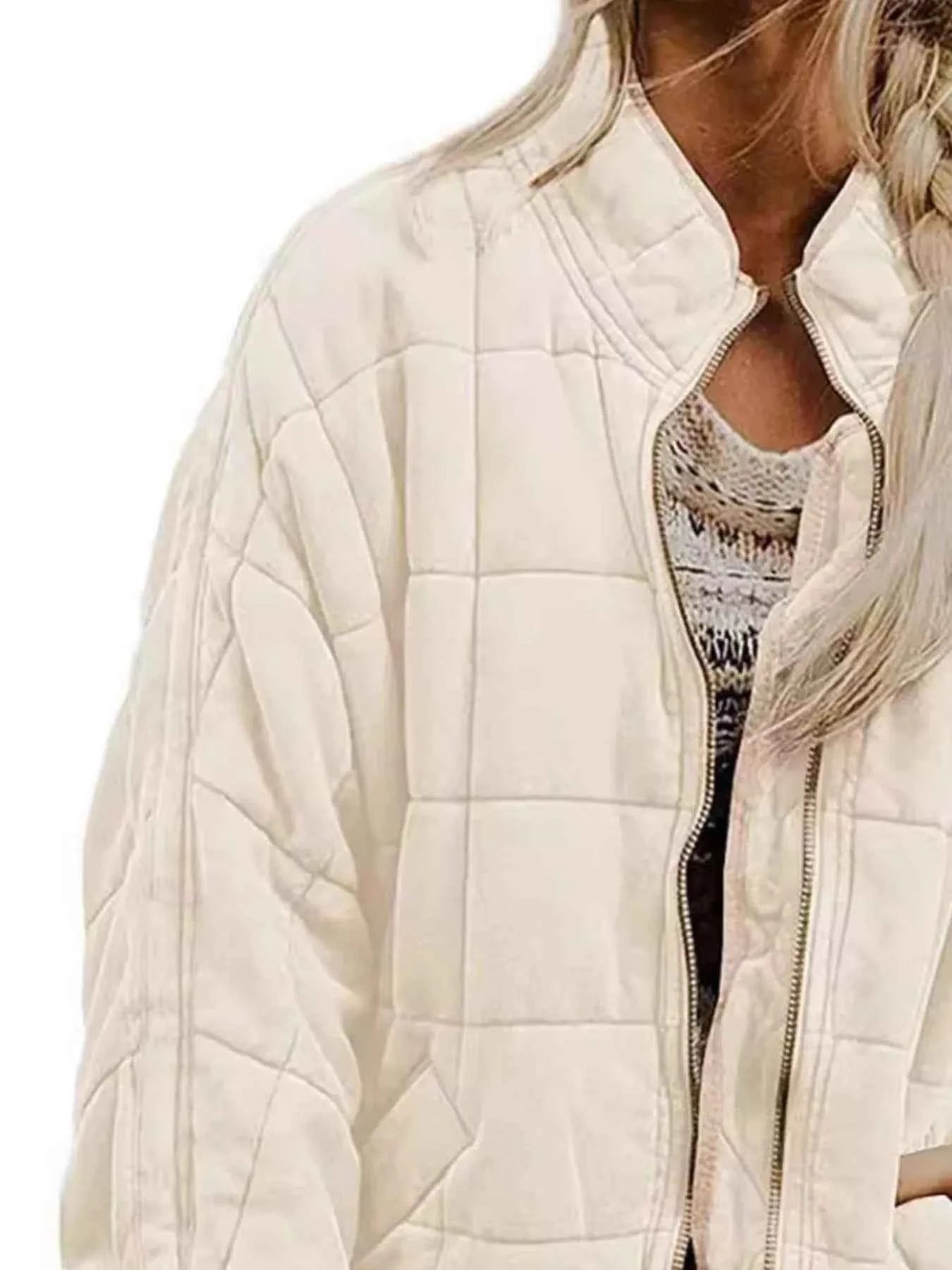 TEEK - Quilted Zip Up Outerwear JACKET TEEK Trend