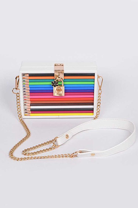 TEEK - Locket Color Pencil Box Clutch BAG TEEK FG   