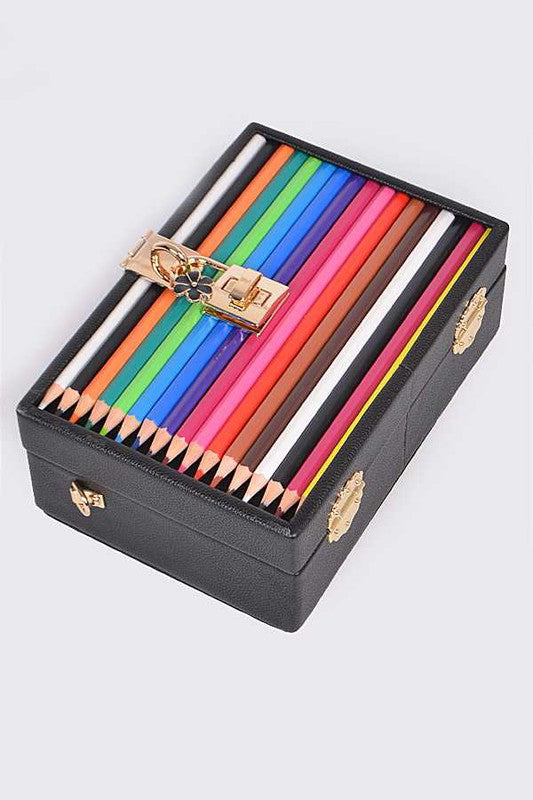 TEEK - Locket Color Pencil Box Clutch BAG TEEK FG   