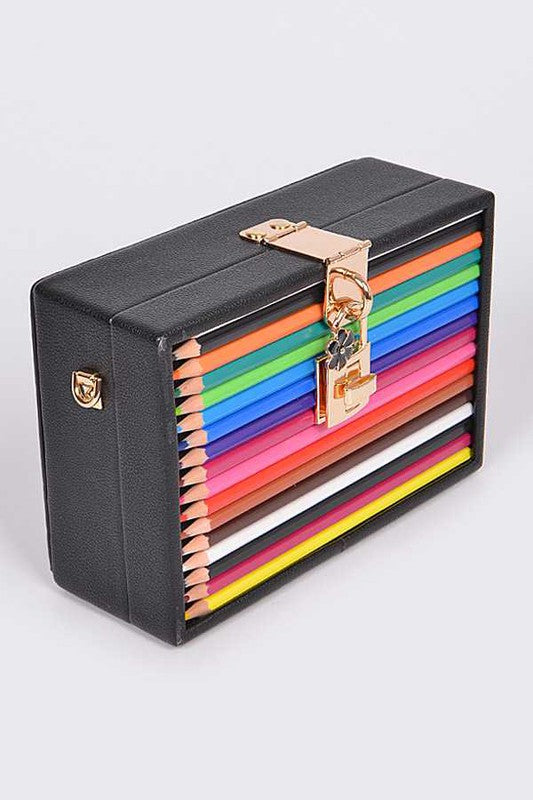 TEEK - Locket Color Pencil Box Clutch BAG TEEK FG   