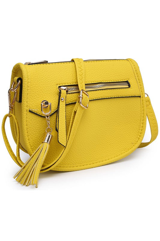 TEEK - Saddle Crossbody Bag BAG TEEK FG Yellow