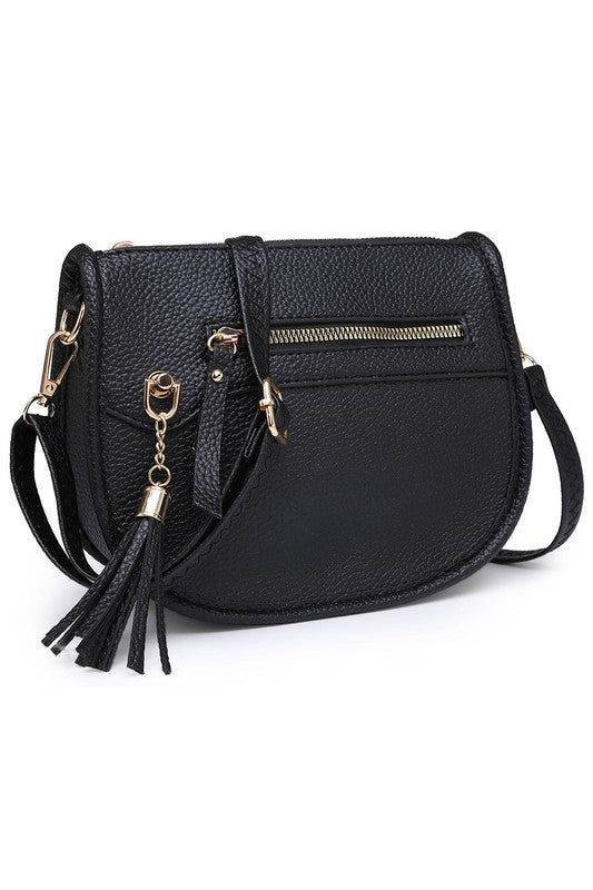 TEEK - Saddle Crossbody Bag BAG TEEK FG BLACK