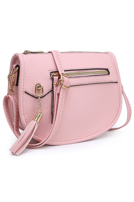 TEEK - Saddle Crossbody Bag BAG TEEK FG BLUSH