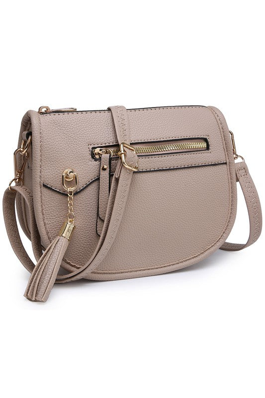 TEEK - Saddle Crossbody Bag BAG TEEK FG TAUPE