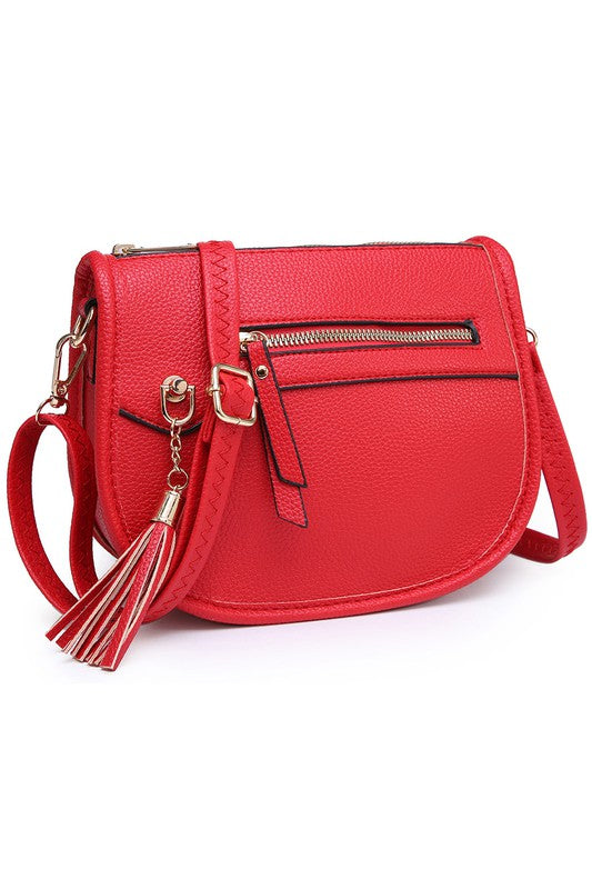 TEEK - Saddle Crossbody Bag BAG TEEK FG Red