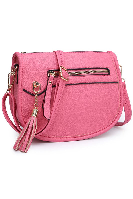 TEEK - Saddle Crossbody Bag BAG TEEK FG FUCHSIA