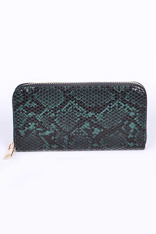 TEEK - Python Printed Fashion Wallet BAG TEEK FG Green  