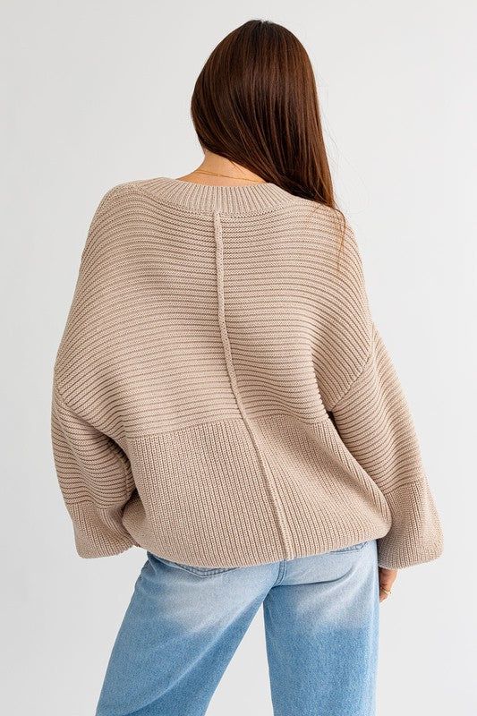 TEEK - Ribbed Knitted Sweater SWEATER TEEK FG   