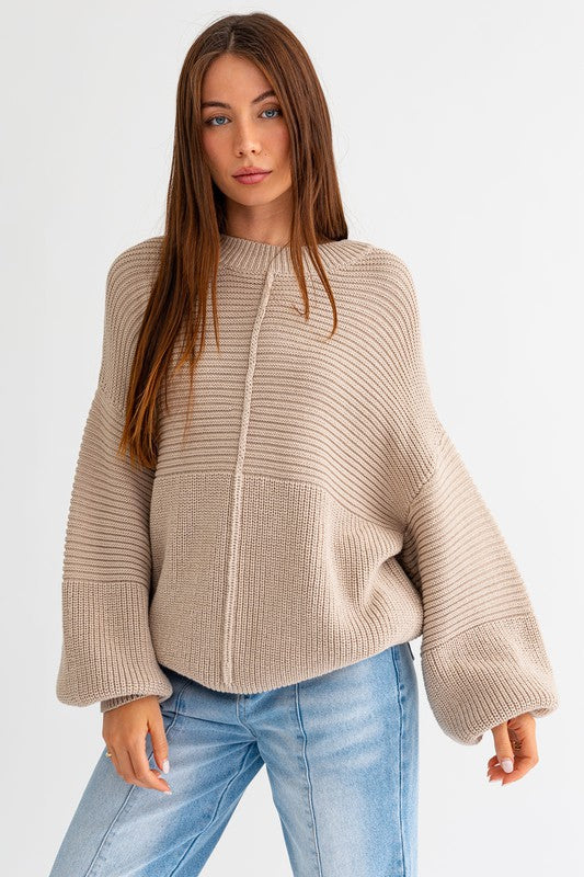 TEEK - Ribbed Knitted Sweater SWEATER TEEK FG   