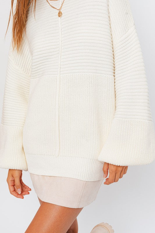 TEEK - Ribbed Knitted Sweater SWEATER TEEK FG   