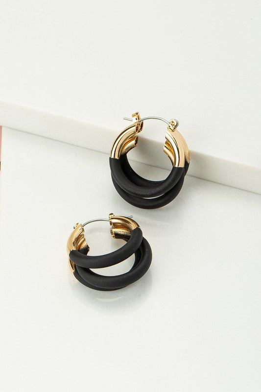 TEEK - Triple Tube Hoop Earrings HAT TEEK FG   