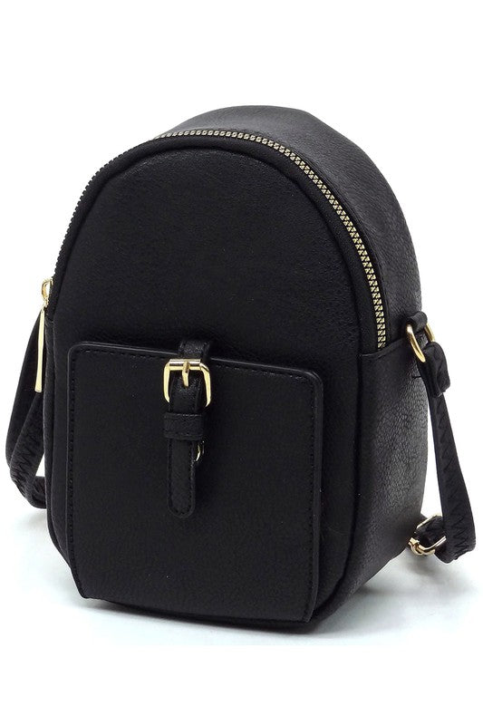 TEEK - Buckle Mini Crossbody Bag BAG TEEK FG BLACK