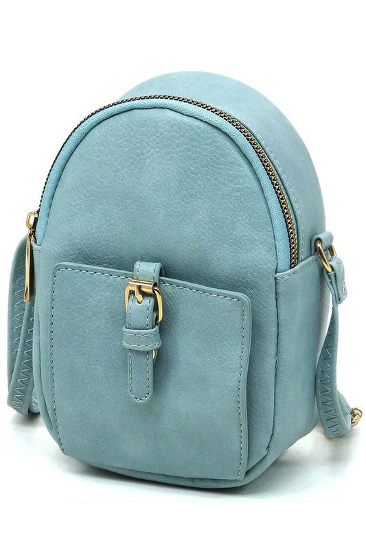 TEEK - Buckle Mini Crossbody Bag BAG TEEK FG D/BLUE