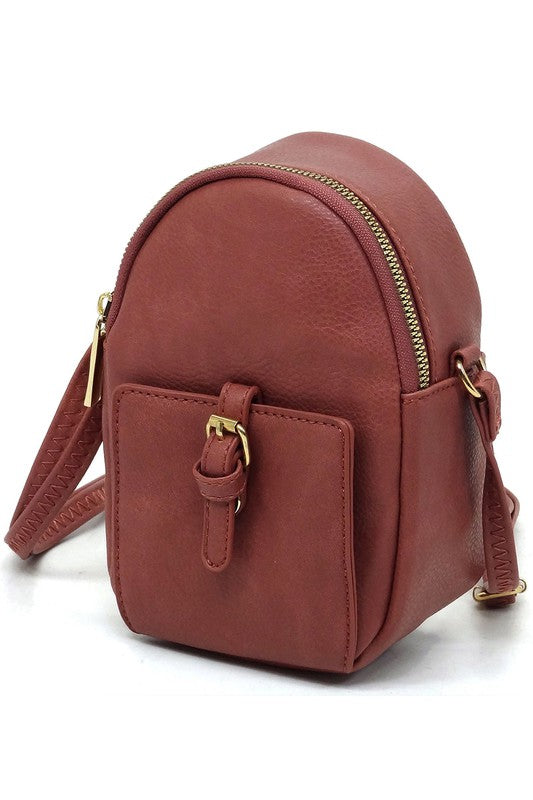 TEEK - Buckle Mini Crossbody Bag BAG TEEK FG MAUVE