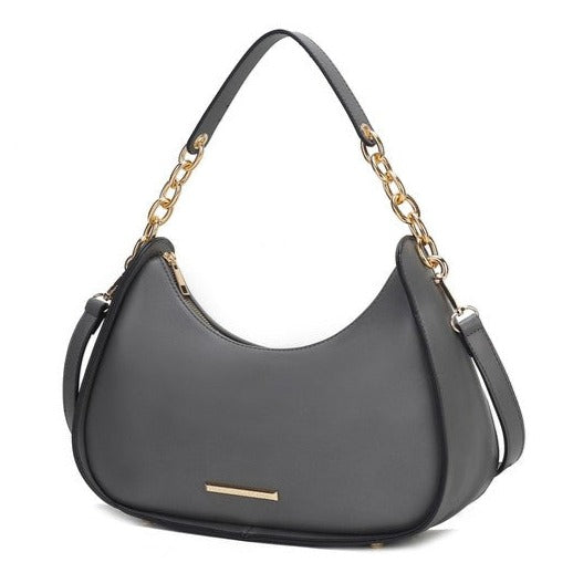 TEEK - MKF Collection Lottie Shoulder Handbag BAG TEEK FG Charcoal  
