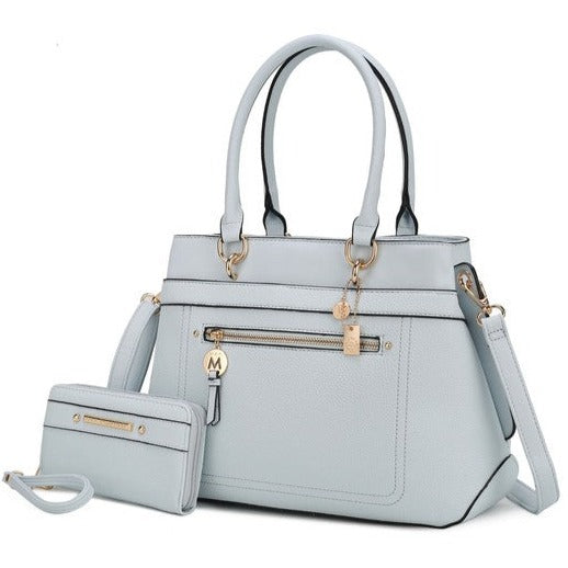 TEEK - MKF Collection Gardenia Tote Handbag BAG TEEK FG Light Blue  