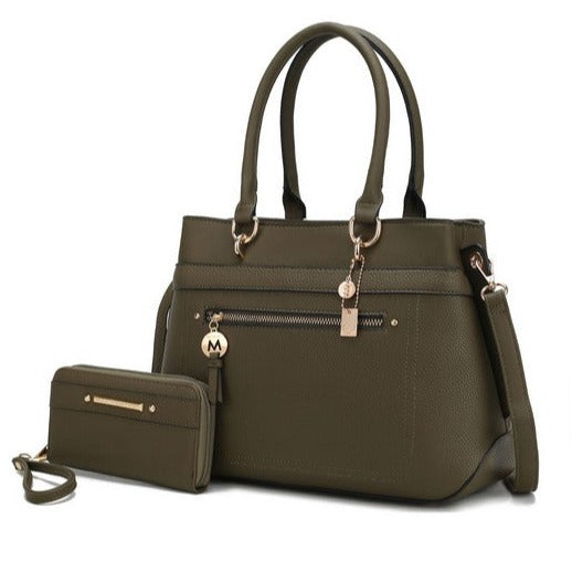 TEEK - MKF Collection Gardenia Tote Handbag BAG TEEK FG Olive  