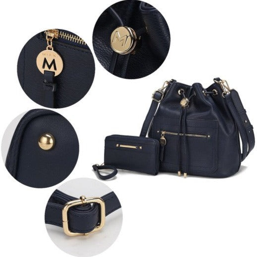 TEEK - MKF Larissa Bucket Handbag with Wallet BAG TEEK FG   